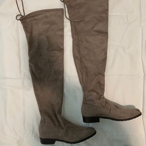 DSW over the knee boots taupe/brown size 7
